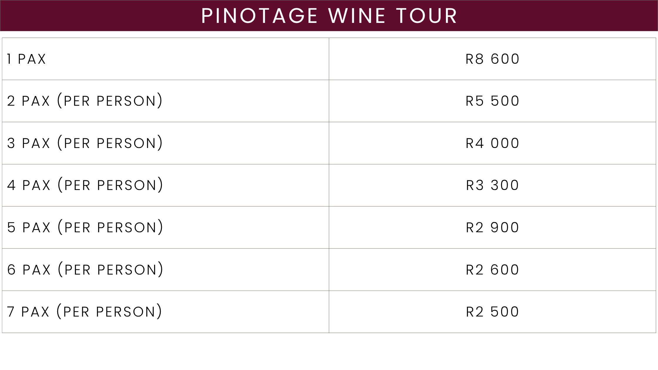 Pinotage Wine Tour