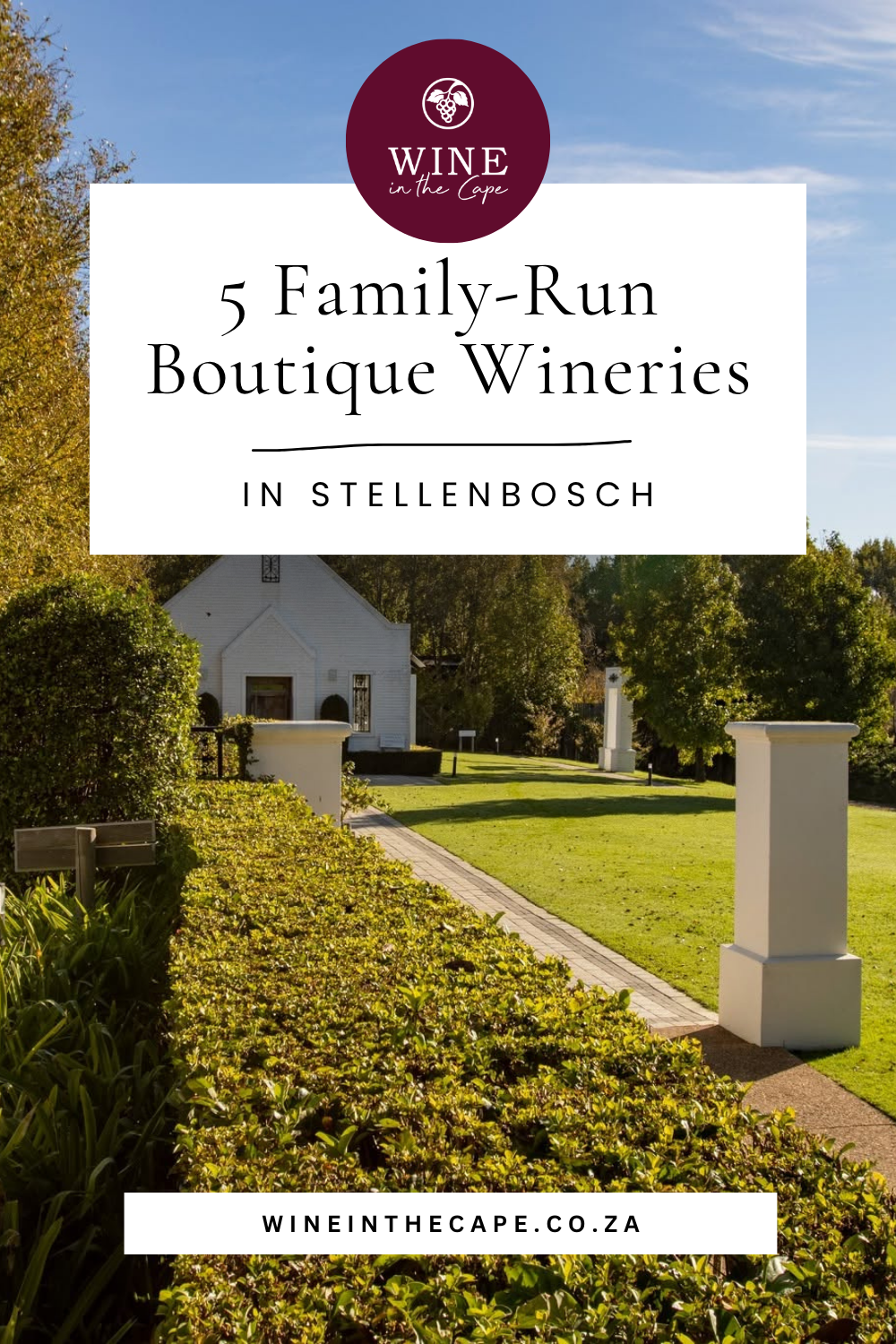 5 Family-Run Boutique Wineries in Stellenbosch including Brenaissance Wine Estate in Devon Valley, Cape Winelands